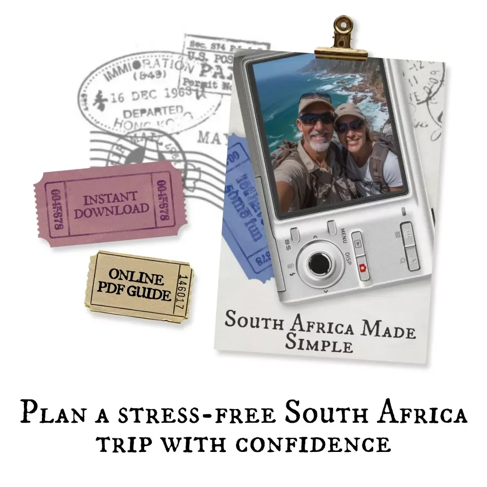 South Africa Made Simple – Ultimate South Africa Travel Guide, Smart Itinerary Planner, Budget & Safety Tips, Cape Town + Safari Digital Guide
