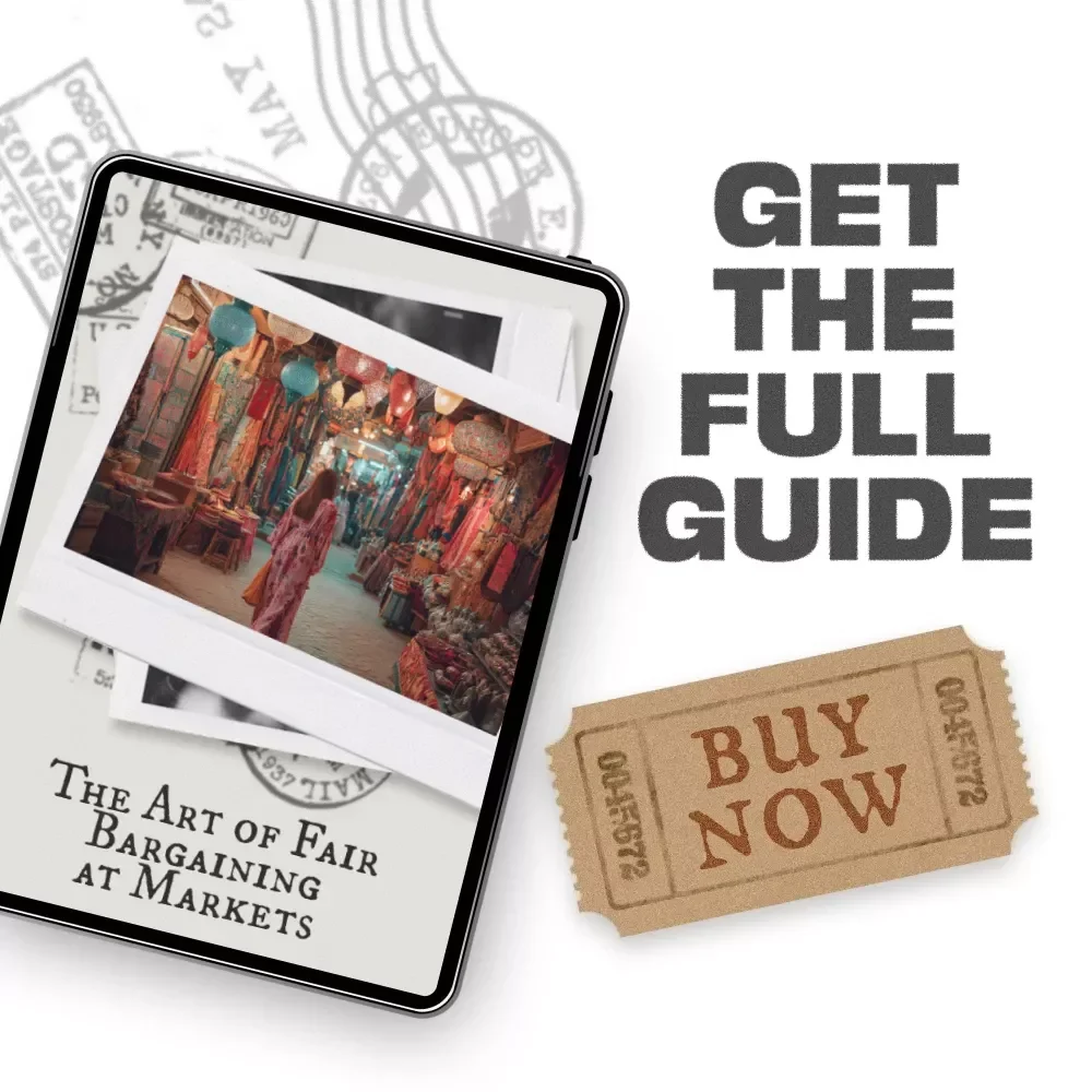 The Art of Fair Bargaining at Markets | Ebook Guide for Confident, Fair & Ethical Negotiation | Learn bargaining at markets how to do it fairly
