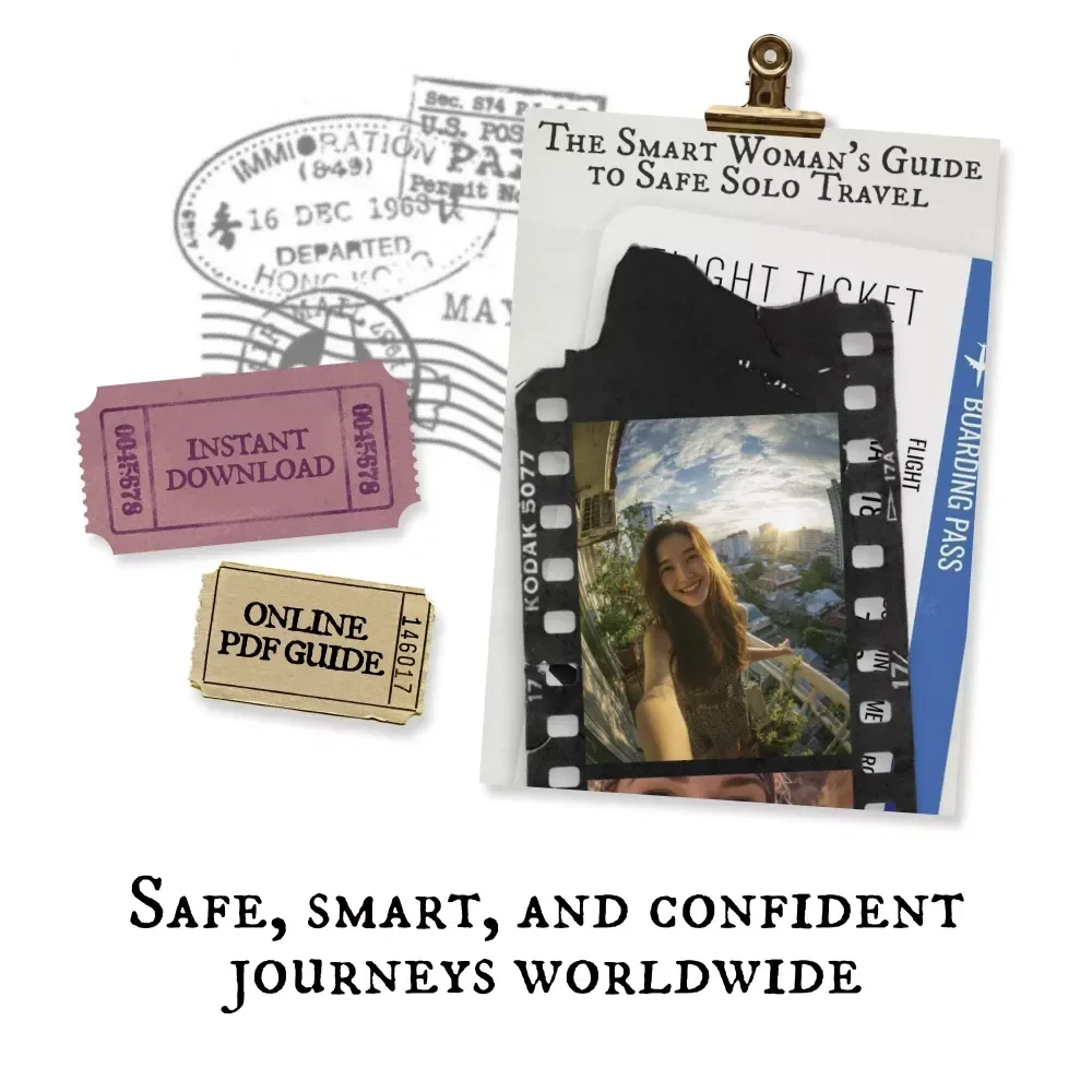 The Smart Woman’s Guide to Safe Solo Travel | eBook for Confident Independent Women | Solo Travel for Women Safety Tips, Packing, Digital Security & Confidence on the Road