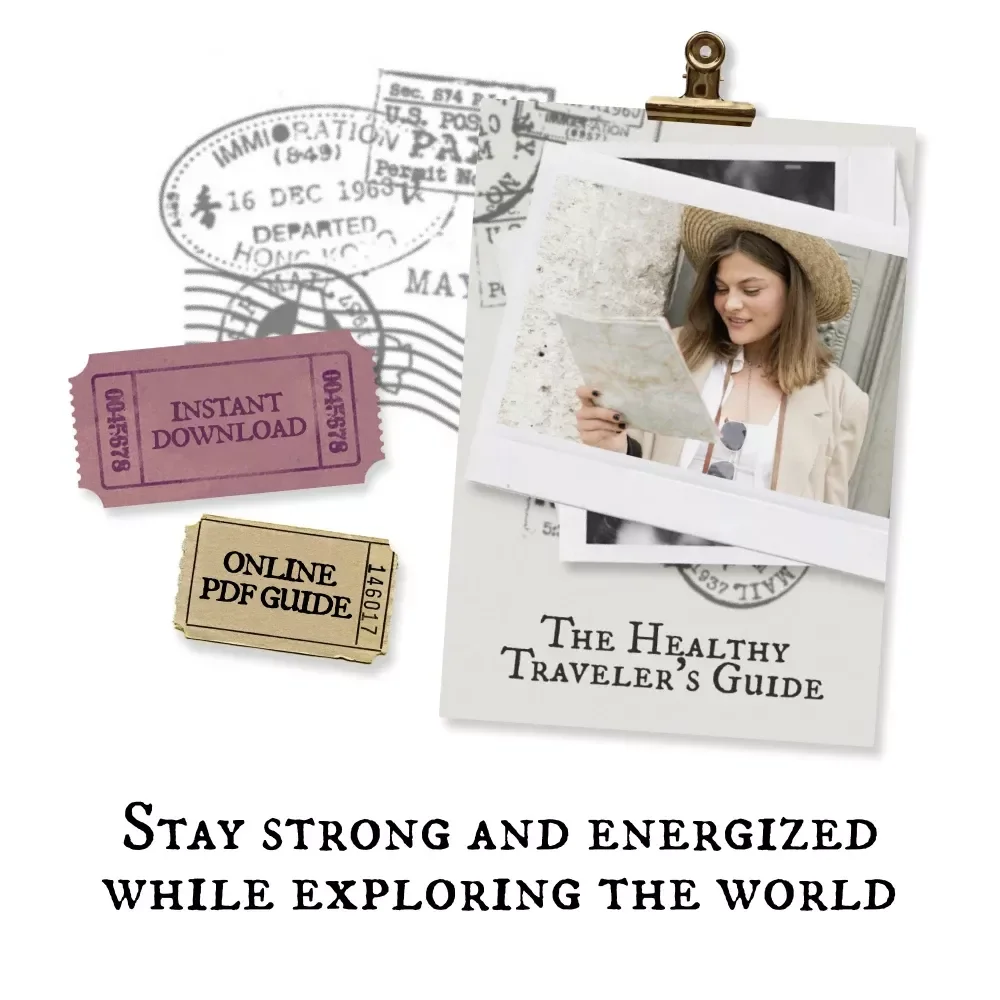 The Healthy Traveler’s Guide | Digital Wellness Guide for How to Stay Healthy When Traveling | Travel Health Tips, AI Prompts & Real-Life Case Studies