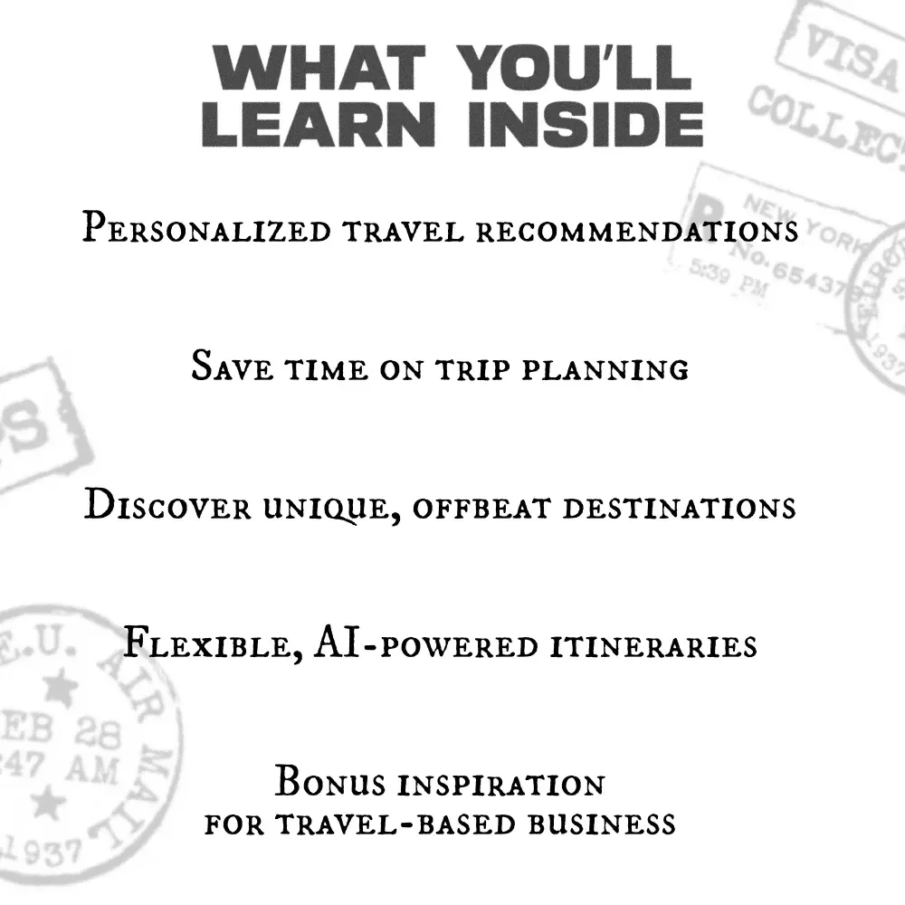 Your Fun AI Travel Idea Checklist: How to Generate Travel Ideas with AI