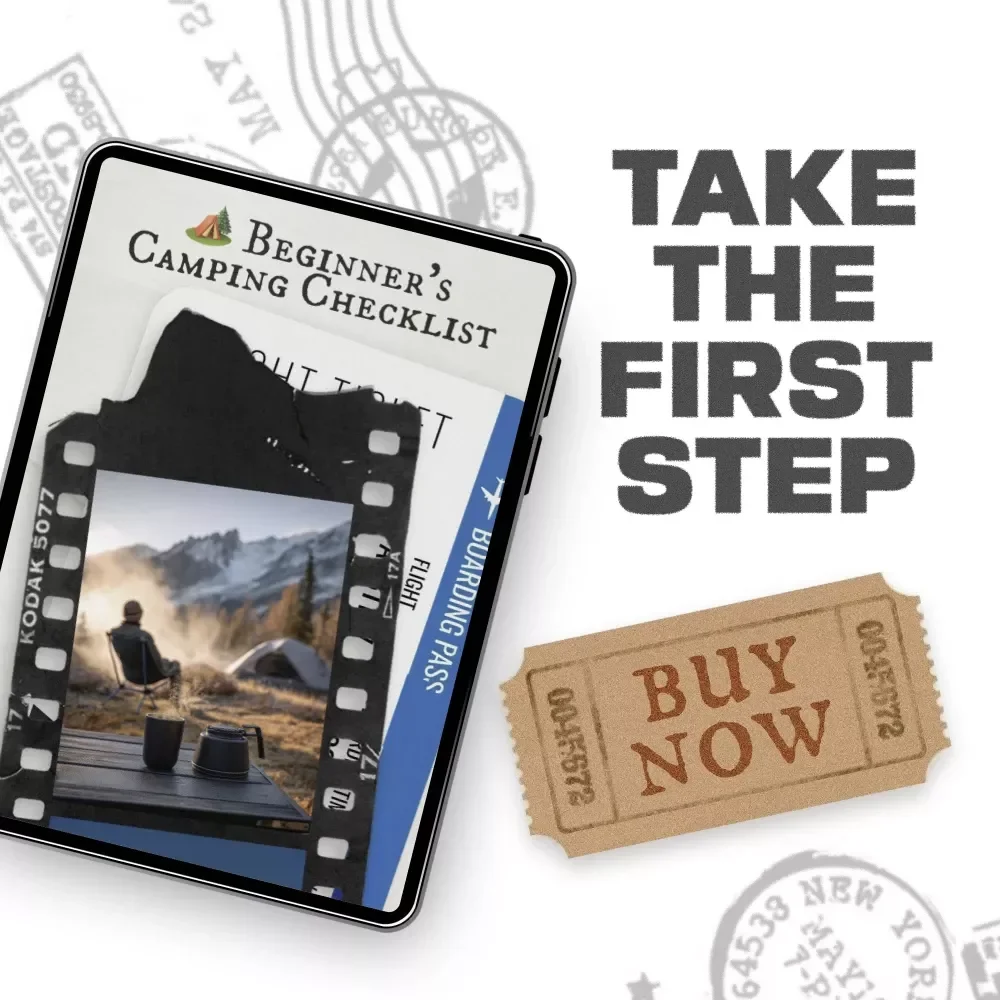 Beginner’s Camping Checklist | Printable Digital Download for New Campers | Complete Camping Checklist for Beginners | Essential Packing Guide with AI Trip Planning Bonus
