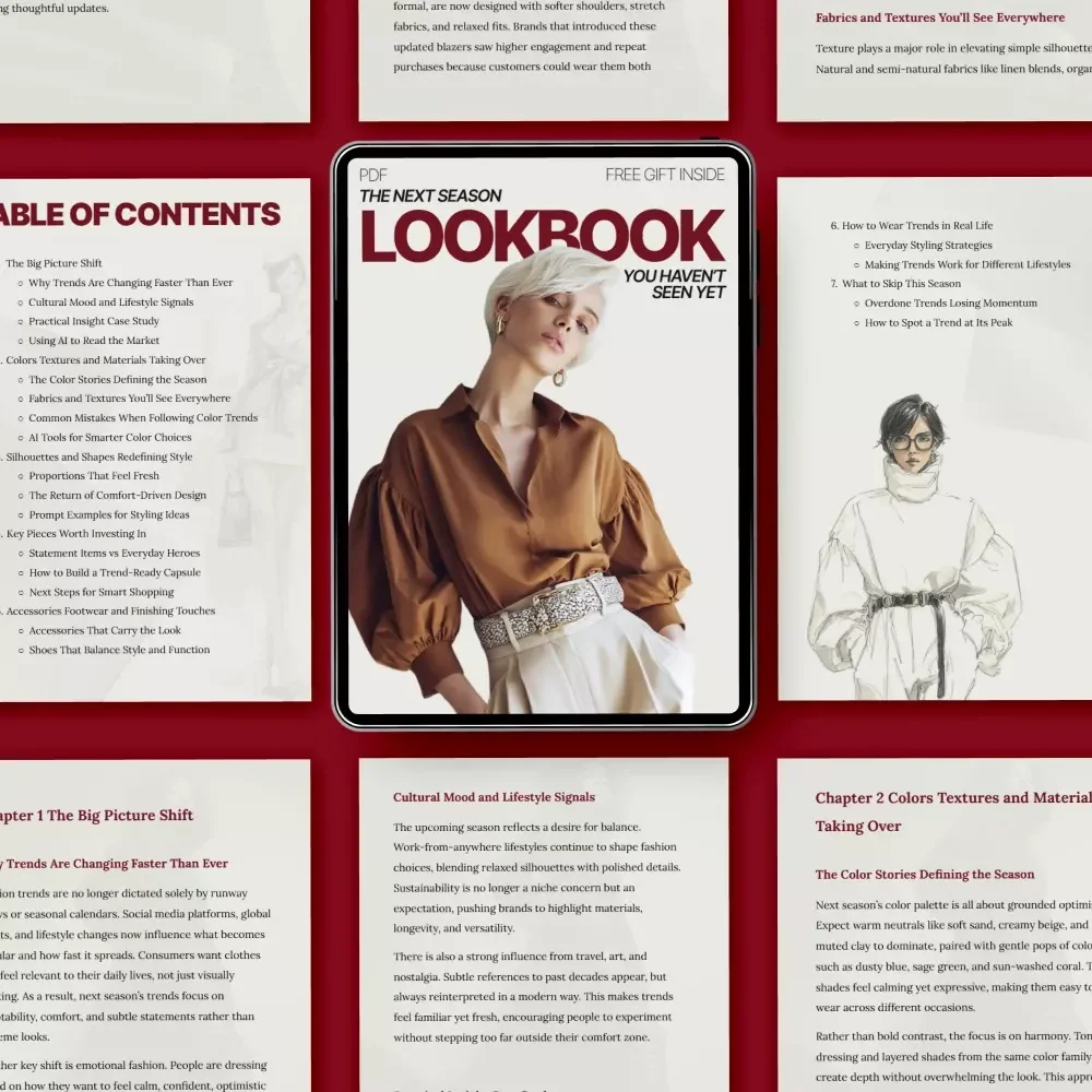 The Next Season Lookbook You Haven’t Seen Yet | Fashion Trends Forecast for Next Season eBook | Insider Style Guide & Trend Analysis
