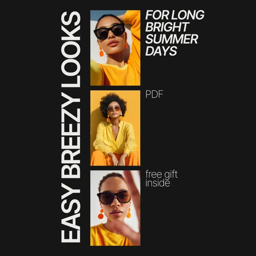 Easy Breezy Looks for Long Bright Summer Days – eBook of Seasonal Outfit Ideas for Summer, Heat-Ready Style Guide, AI Outfit Planning, Casual to Workwear Looks