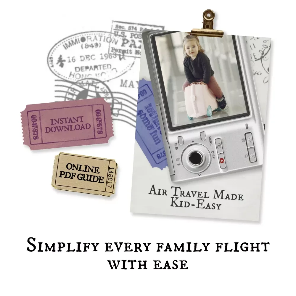 Air Travel Made Kid-Easy | Family Travel eBook for Parents | Smart Family Travel Hacks for Flying with Kids | Stress-Free Flights and Packing Tips