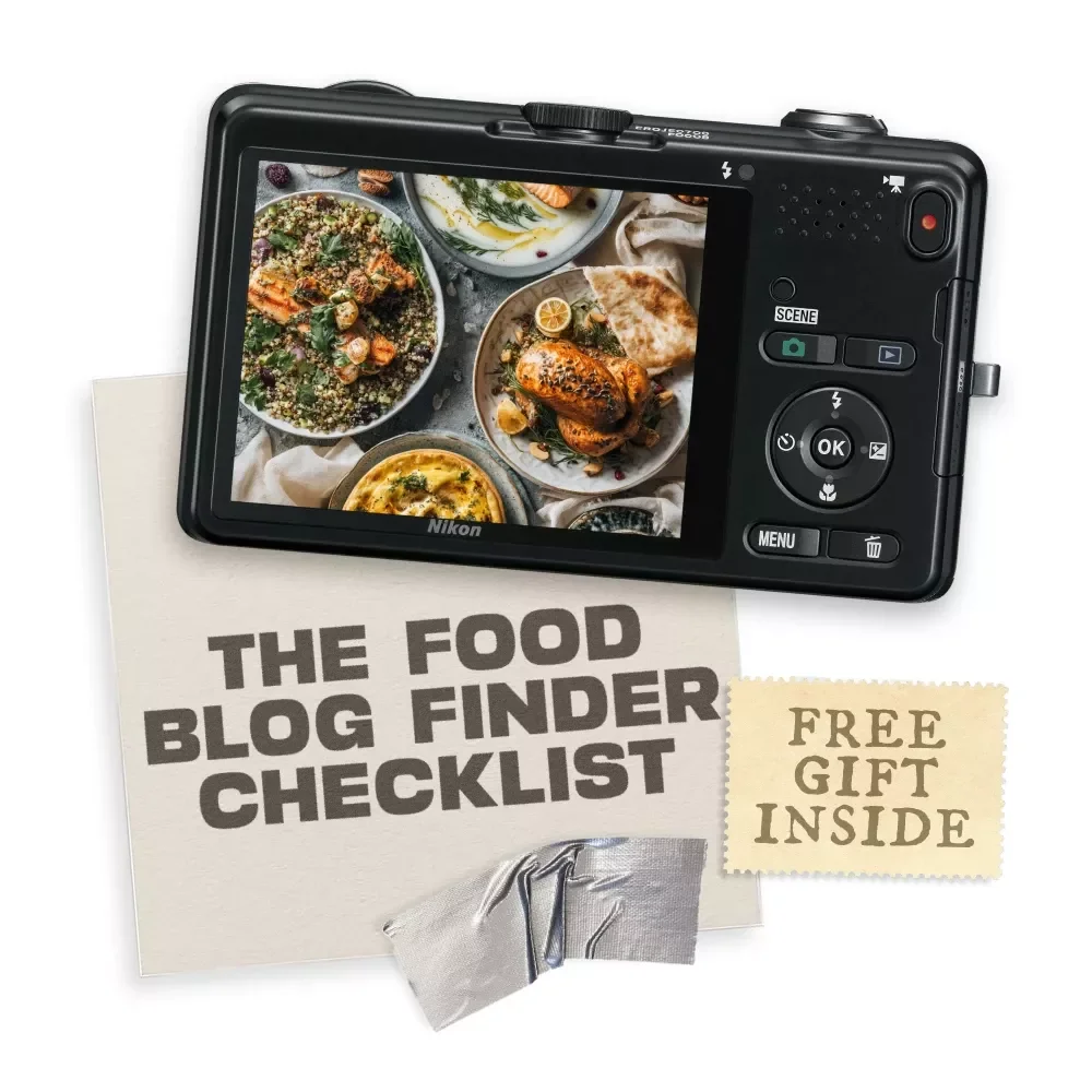 The Food Blog Finder Checklist – Ultimate Printable Checklist for Food Lovers | How to Use Food Blogs to Find Good Food | Digital Download