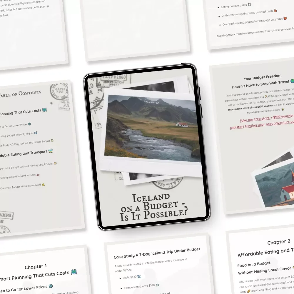 Iceland on a Budget - Is It Possible? Practical Travel Guide for Affordable Iceland Adventures, Smart Planning, Cheap Flights, Budget Food & Stays