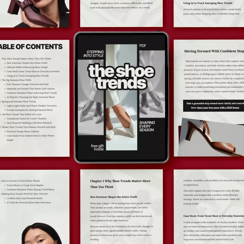 Stepping Into Style: The Shoe Trends Shaping Every Season - eBook on Seasonal Shoe Trends