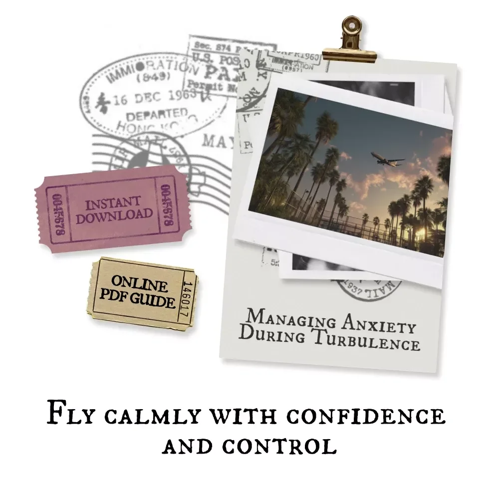 Managing Anxiety During Turbulence | eBook for Nervous Flyers | Calm Flight Strategies, Mindset Tools & Breathing Exercises for Managing Anxiety During Turbulence
