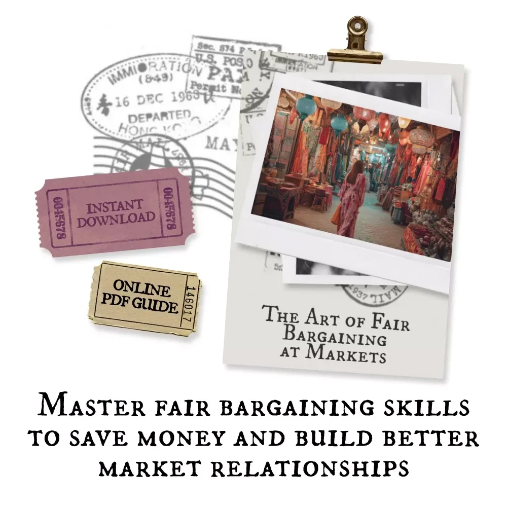 The Art of Fair Bargaining at Markets | Ebook Guide for Confident, Fair & Ethical Negotiation | Learn bargaining at markets how to do it fairly