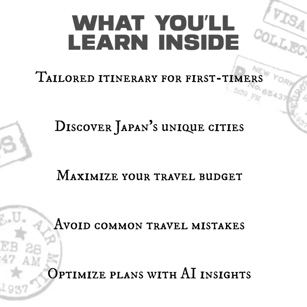 Japan in Two Weeks: A Comprehensive Itinerary for First-Timers – Digital Guide