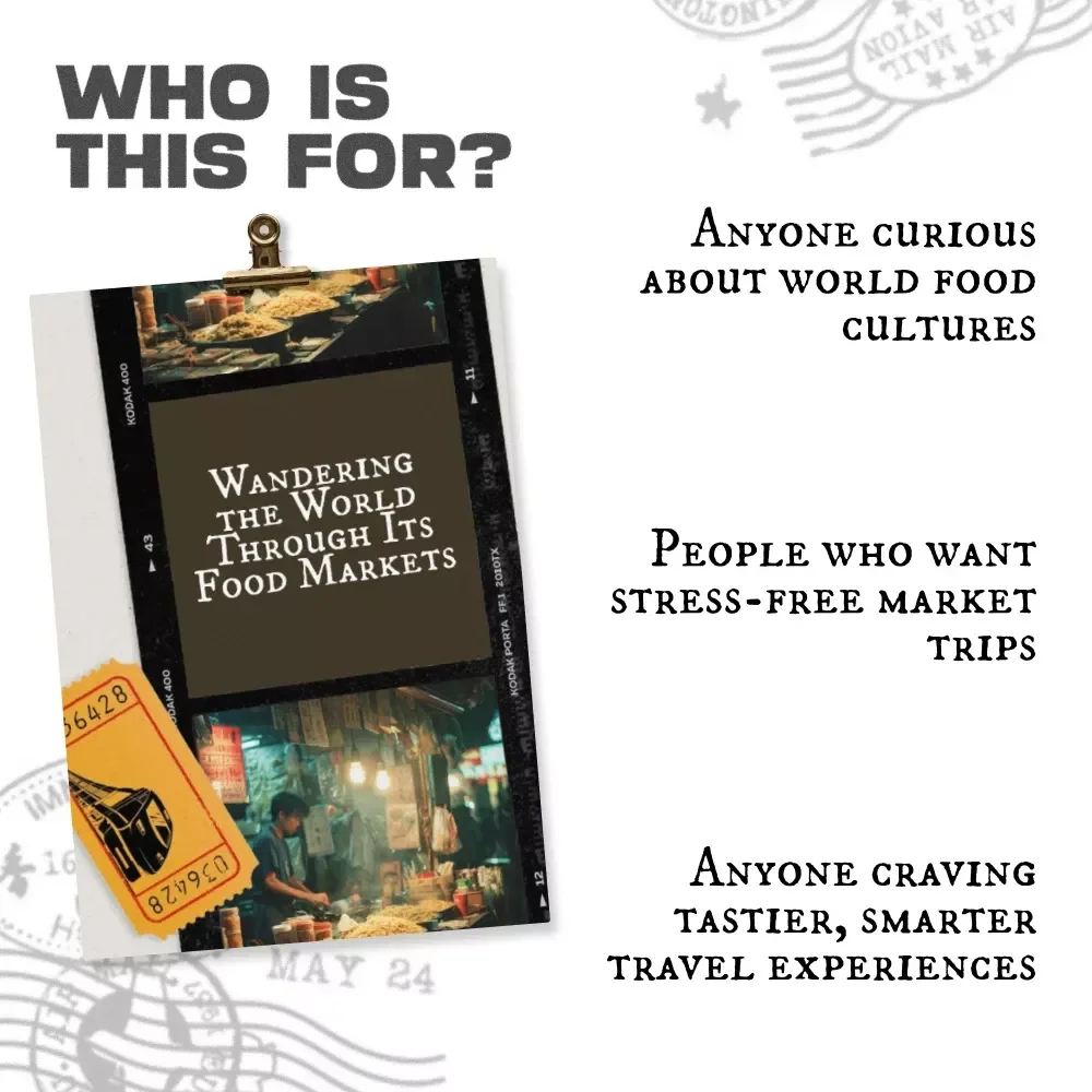 Wandering the World Through Its Food Markets | Global Travel Guide, Cultural Eats Guide, Digital Market Exploration eBook