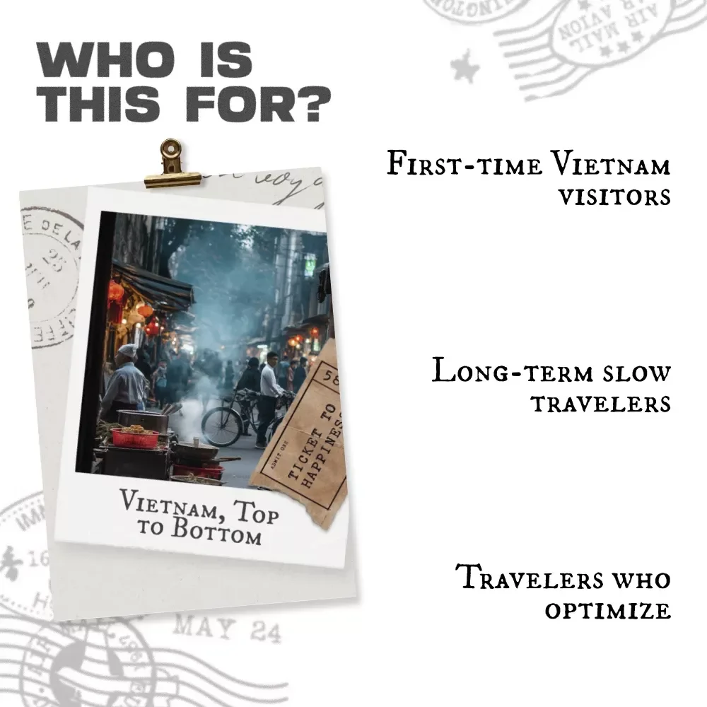 Vietnam, Top to Bottom – Complete Vietnam from North to South Travel Route Guide | Smart Itinerary, Planning Logic & AI Prompts