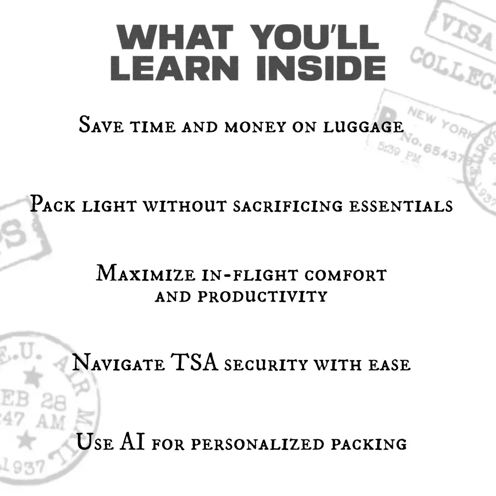 Surviving Any Flight with Just One Bag: The Ultimate Guide to Packing a Carry-On for Flight Survival