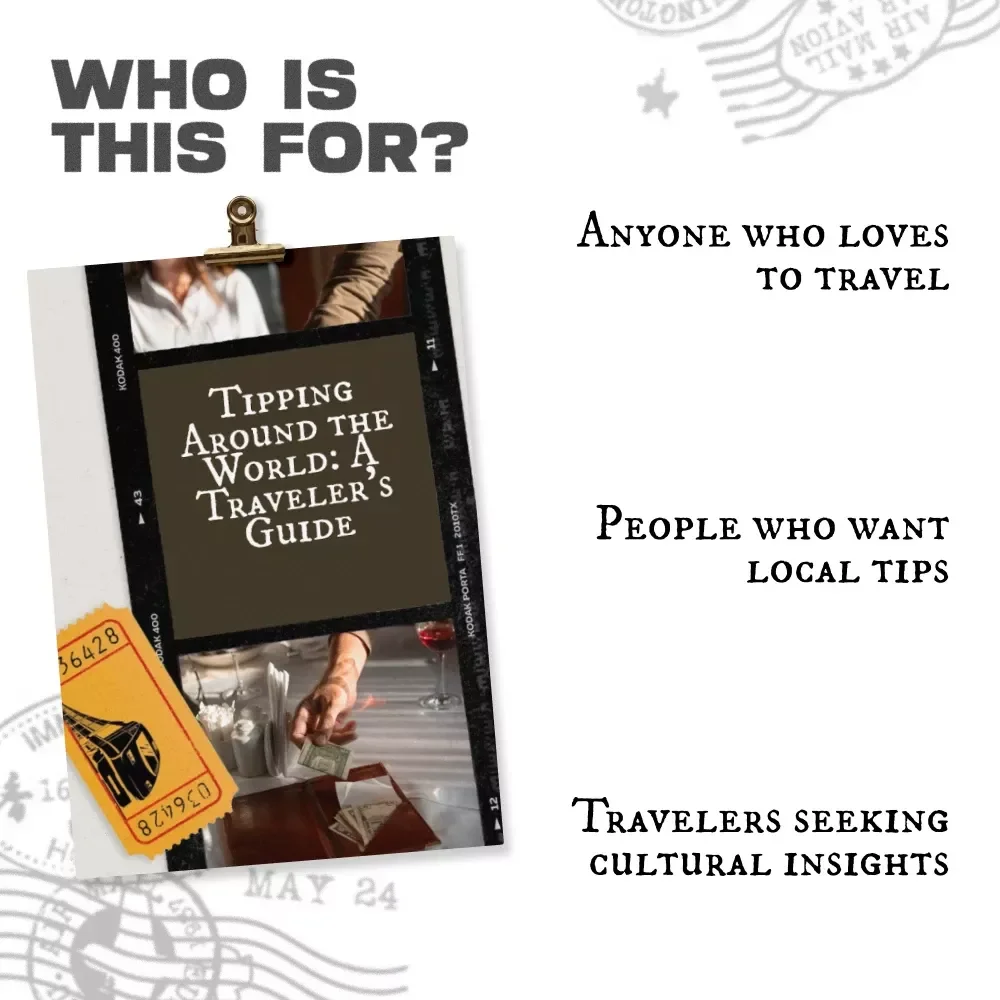 Tipping Around the World: A Traveler’s Guide – Ultimate Tipping Etiquette eBook