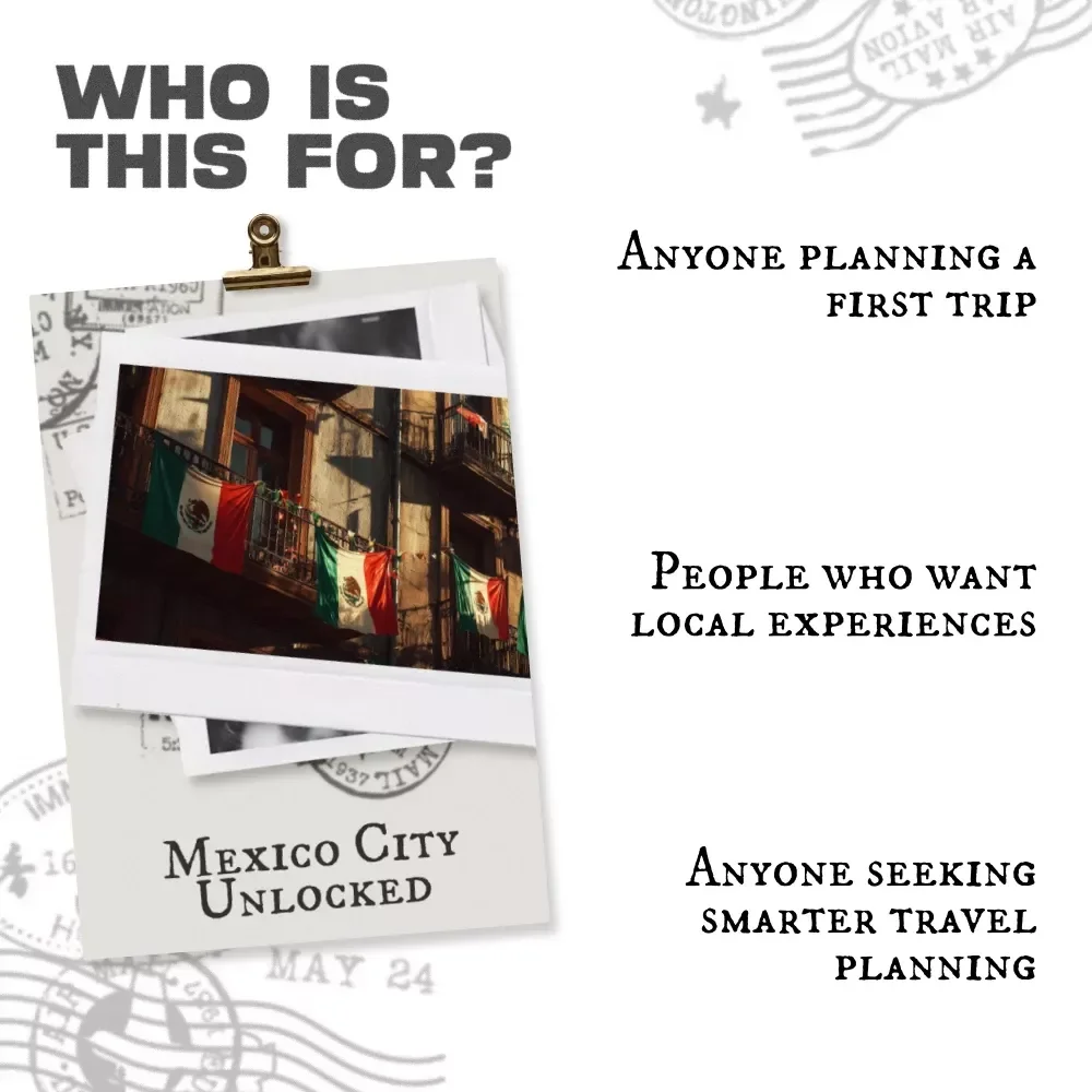 Mexico City Unlocked – A Smart Mexico City Travel Guide for Tourists | Digital City Guide for First-Time & Curious Travelers