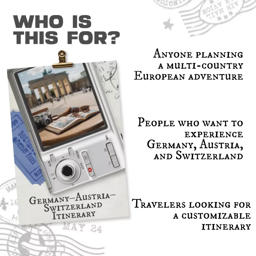 Germany–Austria–Switzerland Itinerary Guide – Your Ultimate Travel Planner for Exploring Three Beautiful Countries