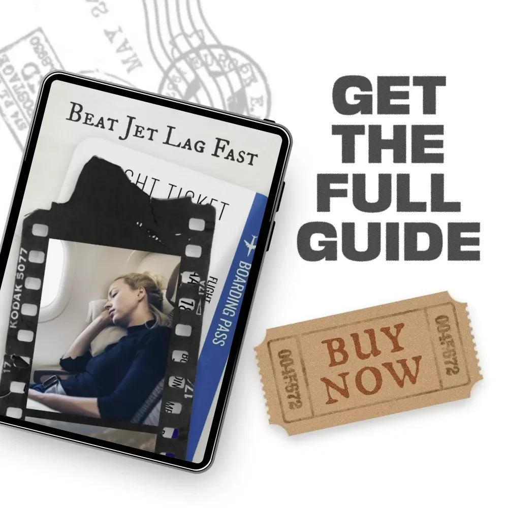 Beat Jet Lag Fast | Digital eBook on How to Avoid Jet Lag Quickly | Sleep, Energy, and Recovery Tips for Travelers