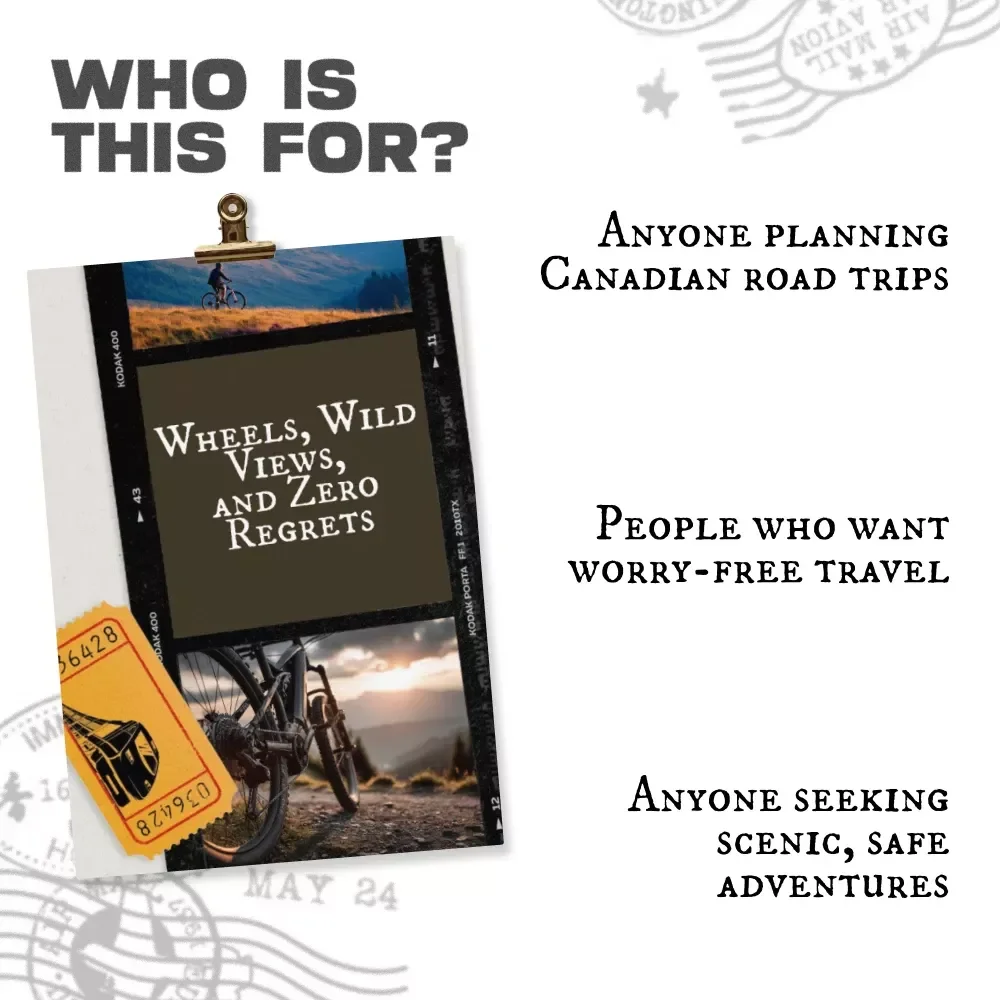 Wheels, Wild Views, and Zero Regrets – Ultimate Canada Road Trip Checklist | Road Trip Across Canada Tips Digital Download