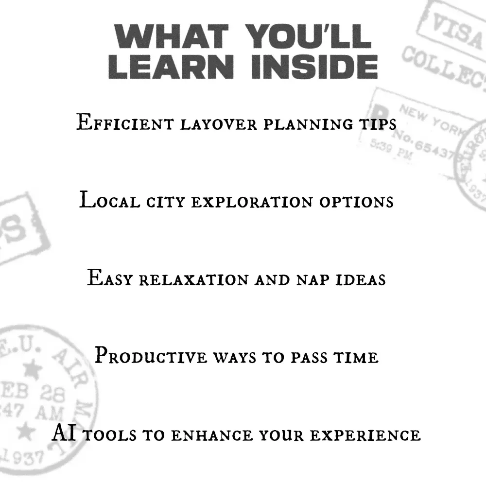 Long Layover Survival Checklist: What to Do During a Long Layover