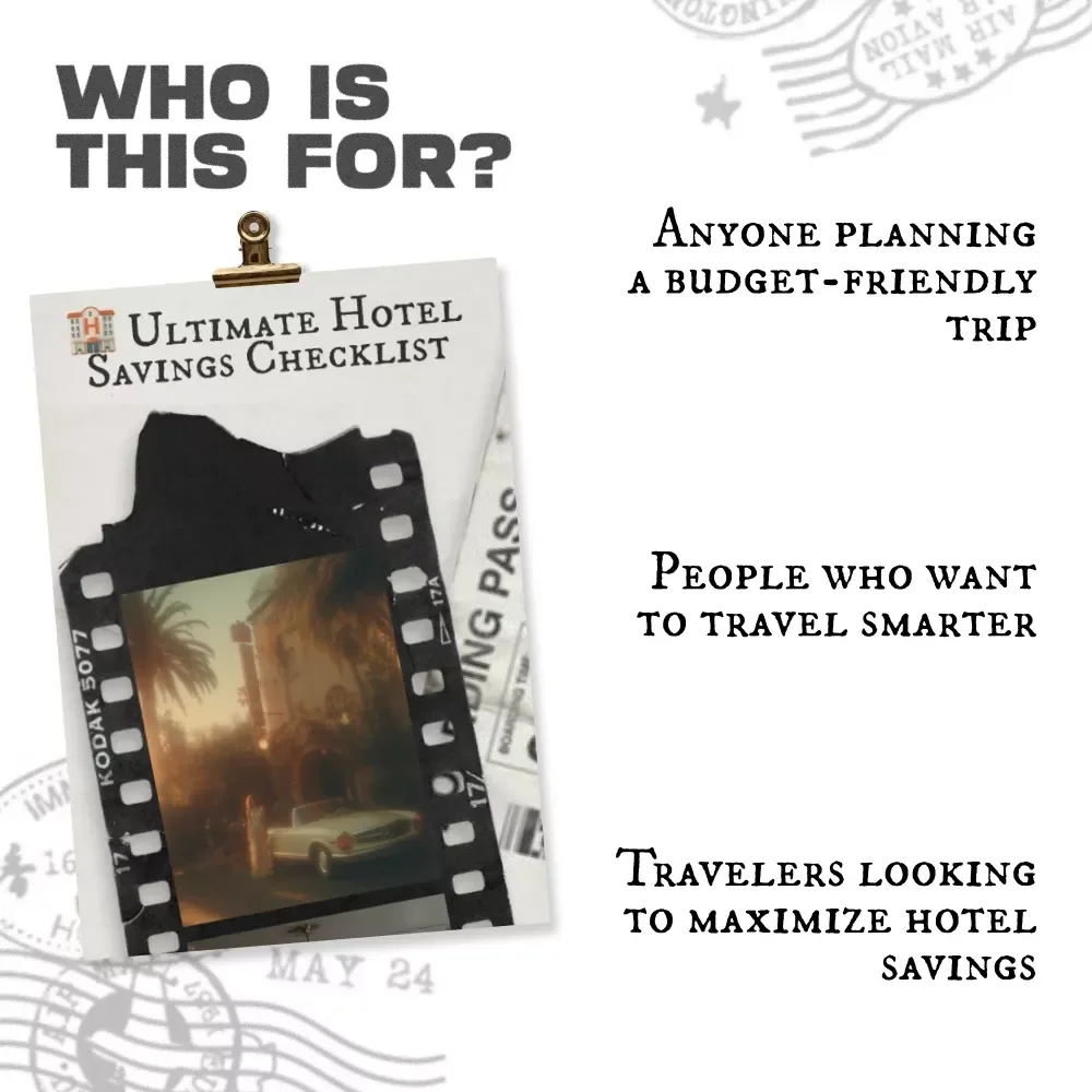 Ultimate Hotel Savings Checklist: Travel Hacks for Saving Money on Hotels