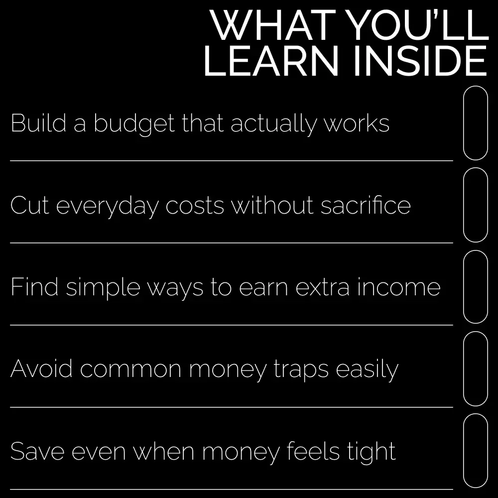 A Real-World Guide to Saving Money When Every Dollar Counts | Digital eBook for Everyday Budgeting | Practical Strategies for Saving Money on Low Income and Building Financial Stability