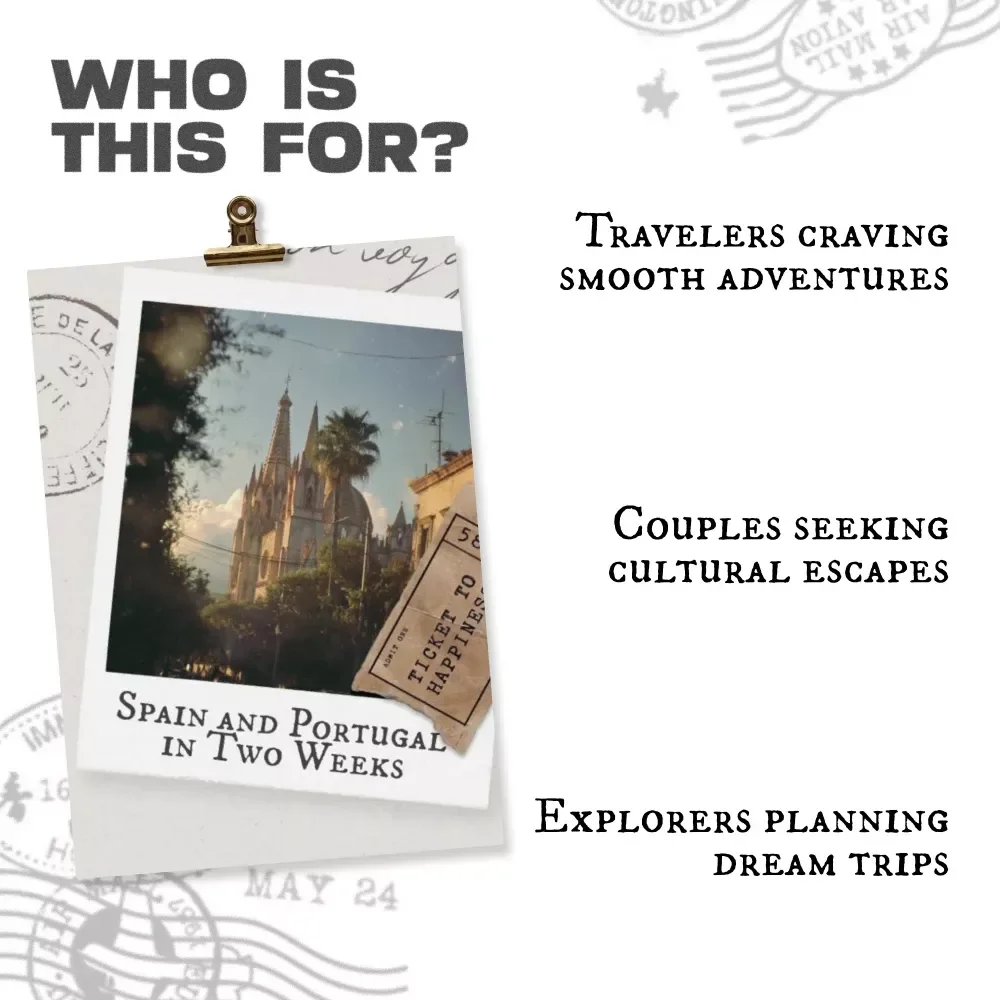 Spain and Portugal in Two Weeks | Digital Travel eBook | Complete Spain and Portugal Itinerary Two Weeks Guide for Routes, Tips, and Smart Planning