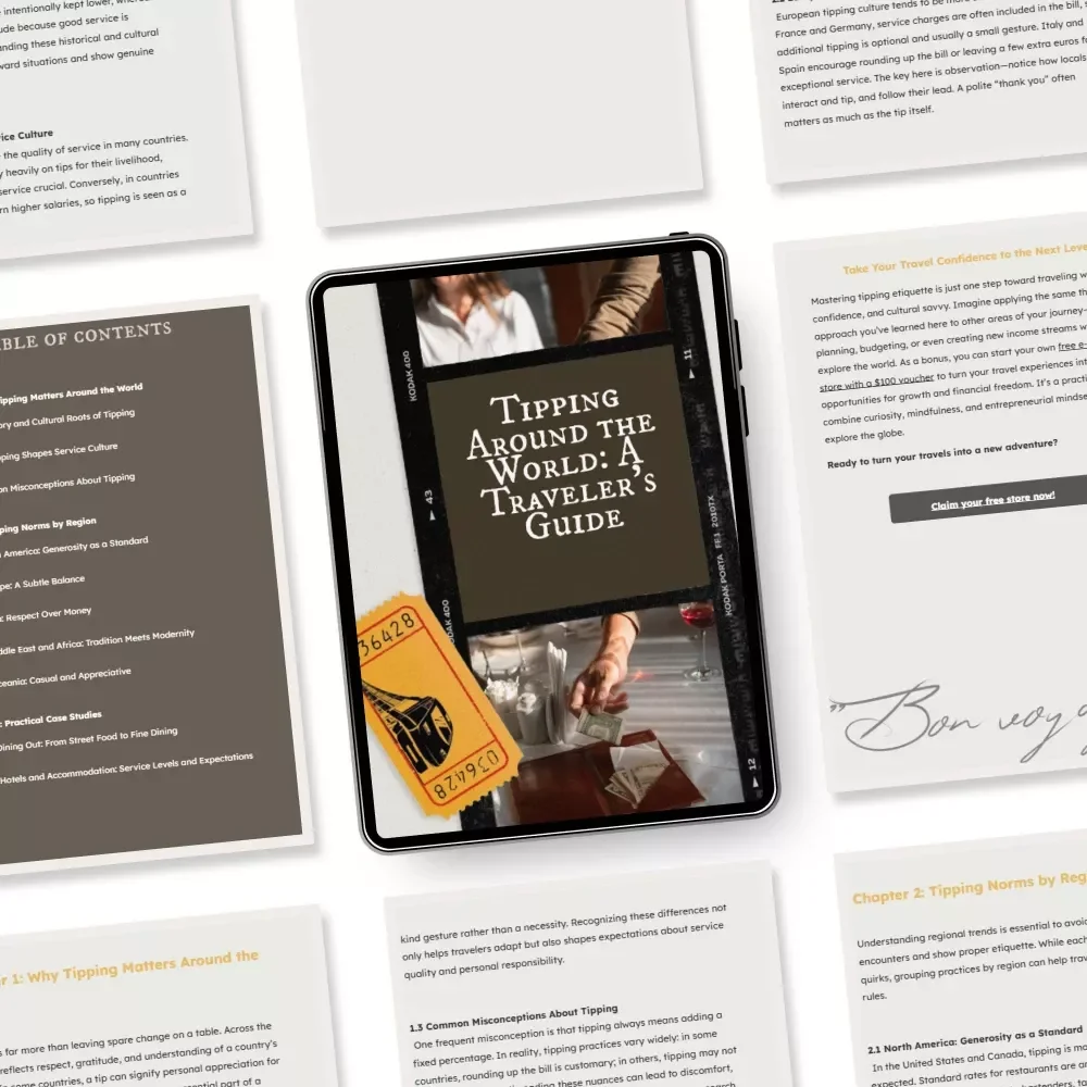 Tipping Around the World: A Traveler’s Guide – Ultimate Tipping Etiquette eBook