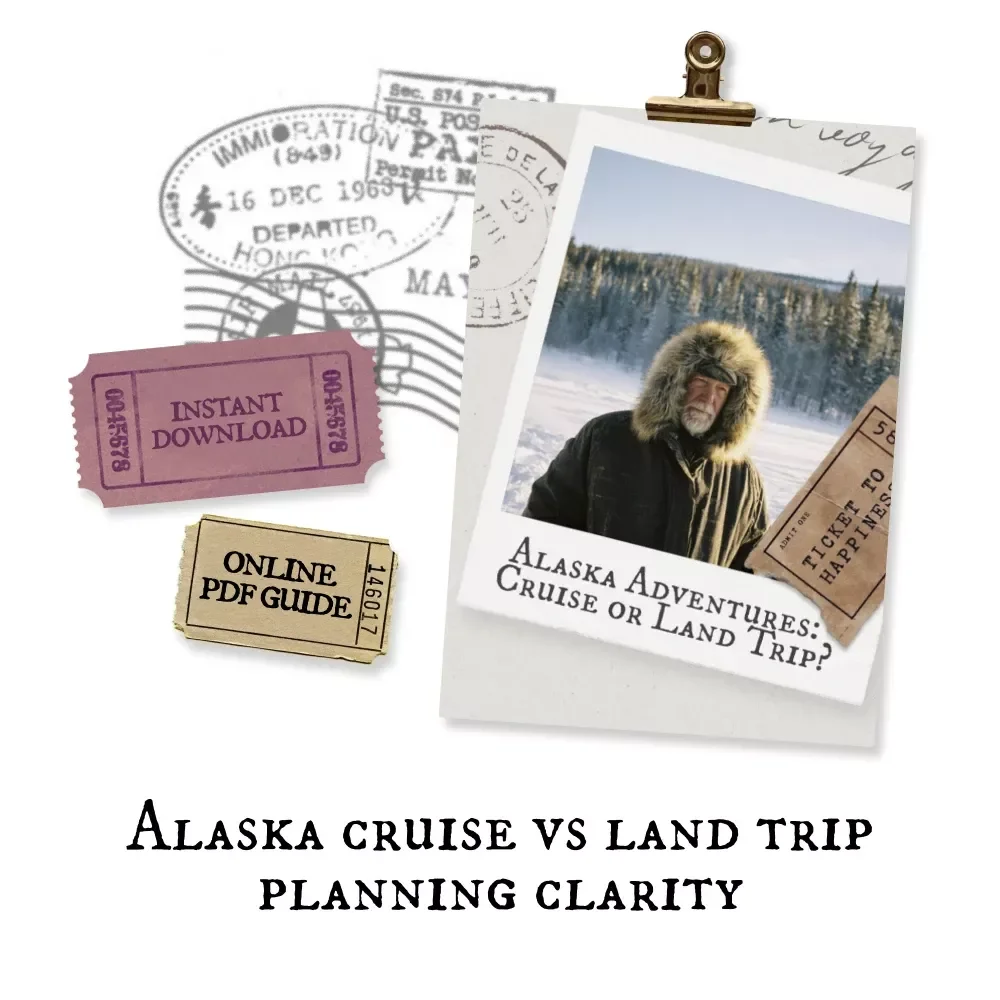 Alaska Adventures: Cruise or Land Trip? | Alaska Cruise or Land Trip Which Is Better – Complete Planning eBook for First-Time & Returning Travelers