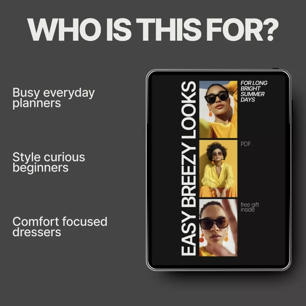 Easy Breezy Looks for Long Bright Summer Days – eBook of Seasonal Outfit Ideas for Summer, Heat-Ready Style Guide, AI Outfit Planning, Casual to Workwear Looks