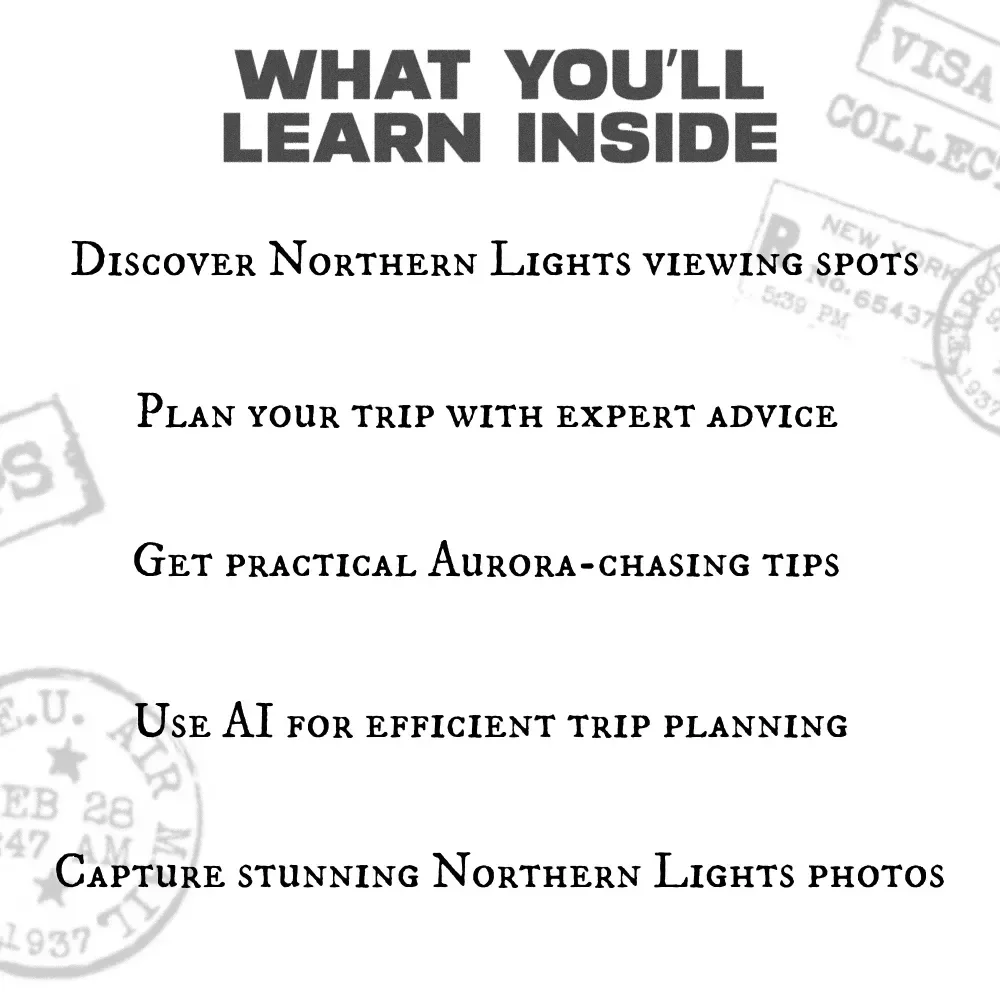 Iceland Winter Northern Lights Guide: Your Ultimate Aurora Chase eBook