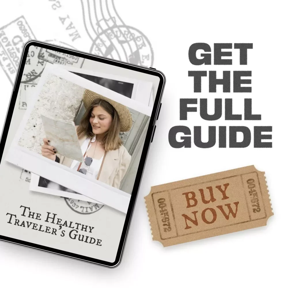 The Healthy Traveler’s Guide | Digital Wellness Guide for How to Stay Healthy When Traveling | Travel Health Tips, AI Prompts & Real-Life Case Studies
