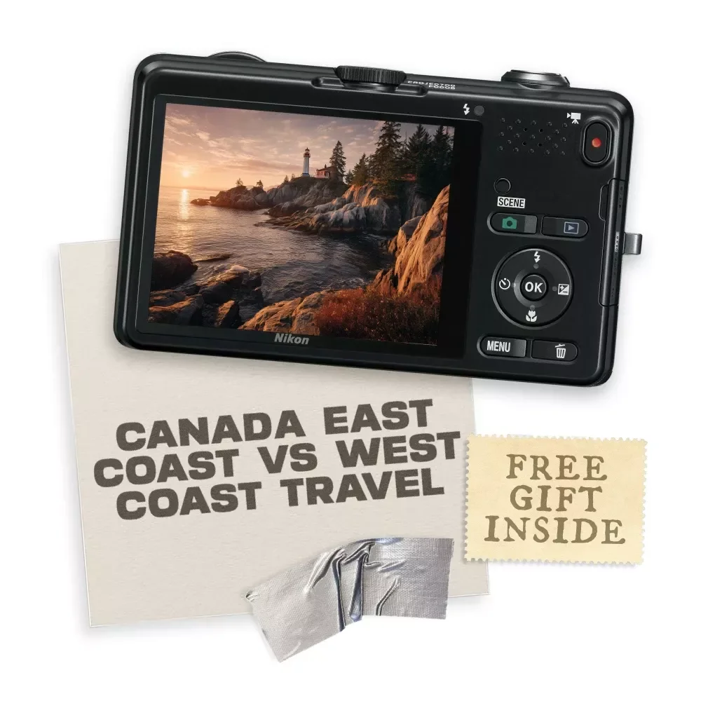 Canada East Coast vs West Coast Travel | Ultimate Comparison eBook for Planning Your Perfect Canadian Adventure