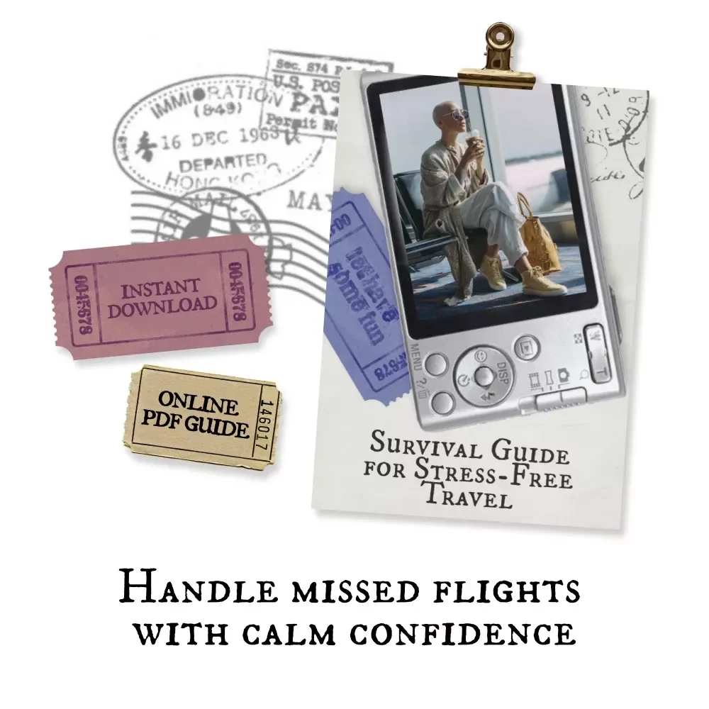 Survival Guide for Stress-Free Travel | Digital Travel Guide | What to Do If You Miss Your Connecting Flight | Smart Travel Tips for Calm, Confident Journeys