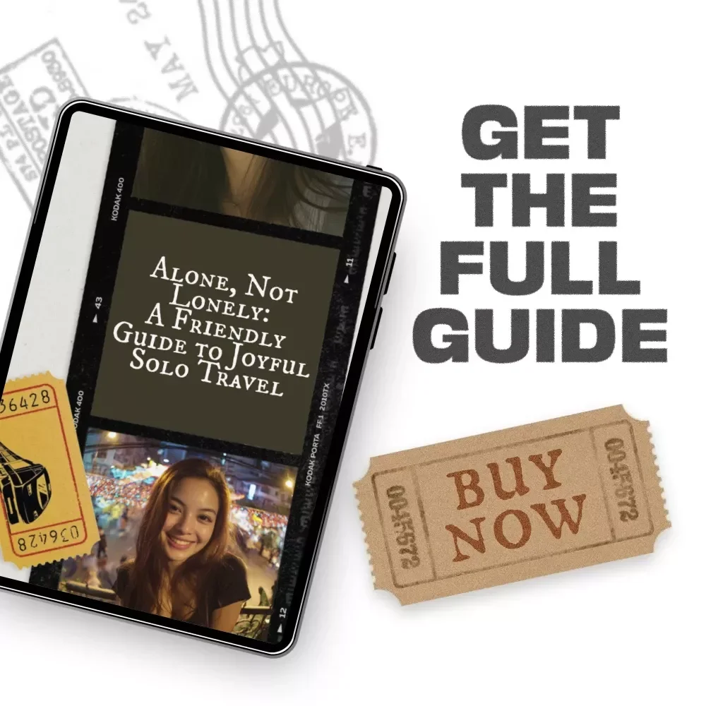 Alone, Not Lonely: A Friendly Guide to Joyful Solo Travel | eBook for Confident Explorers | Overcoming Loneliness on Solo Trips, Finding Connection & Self-Discovery