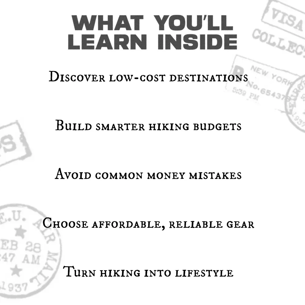 Budget-Friendly Hiking Adventures for Every Explorer – Ultimate Guide for Affordable Trails, Smart Planning | Digital Download for Hikers, Nature Lovers & Budget Travelers