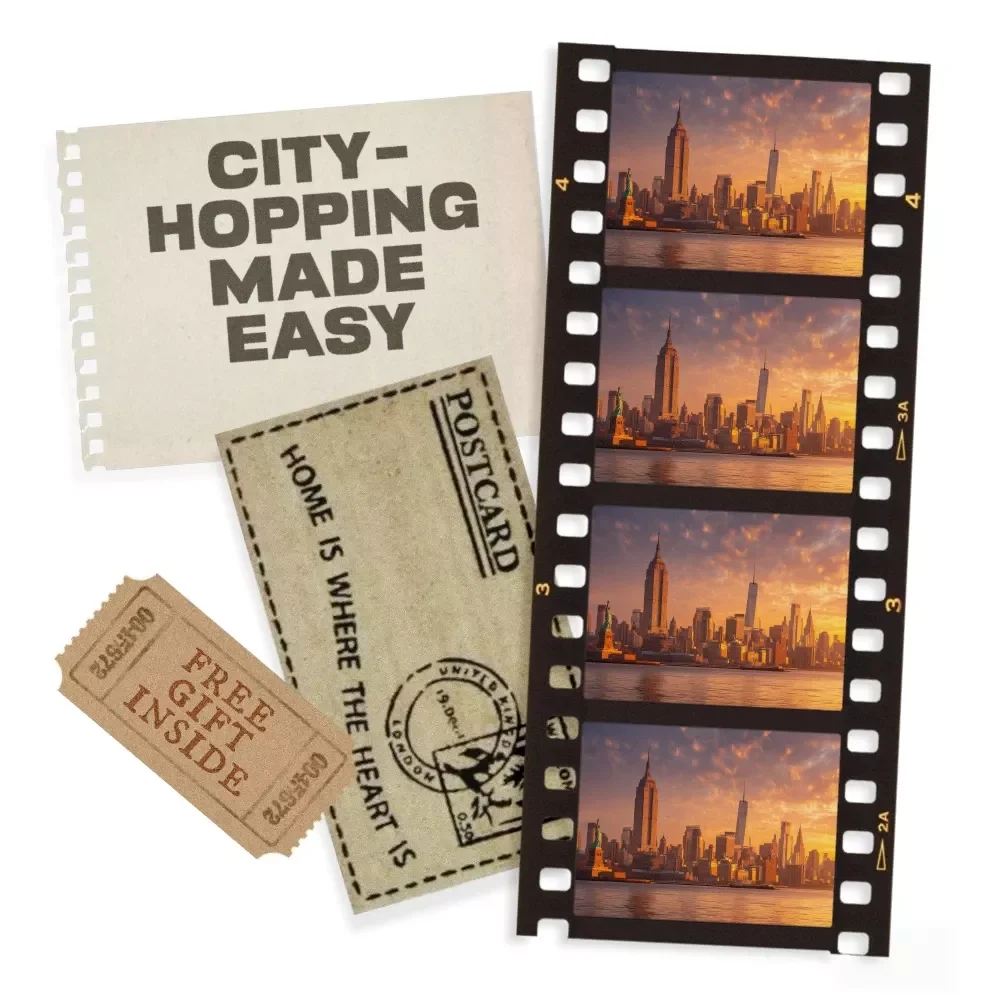 City-Hopping Made Easy | Digital Travel Checklist for the best cities to visit in the usa | Smart Multi-City Trip Planner Download