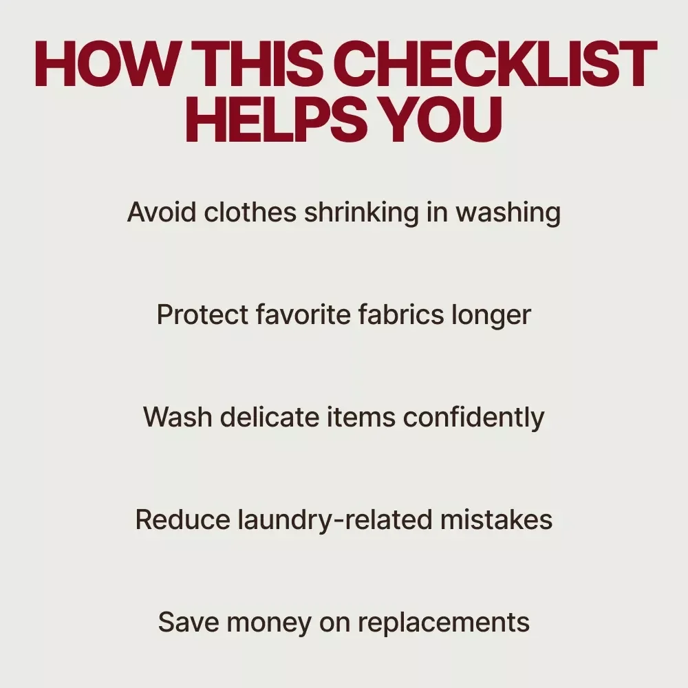Shrink Happens! A Fabric Survival Checklist | What Fabrics Shrink in Washing and How to Avoid It | Laundry Care Digital Download