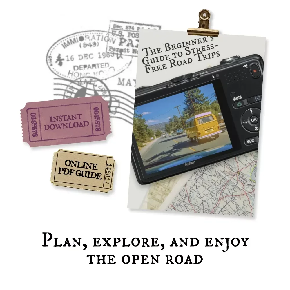 The Beginner’s Guide to Stress-Free Road Trips | eBook for First-Time Travelers | Solo Road Trip Planning for Beginners, Safety, Budgeting & Route Tips