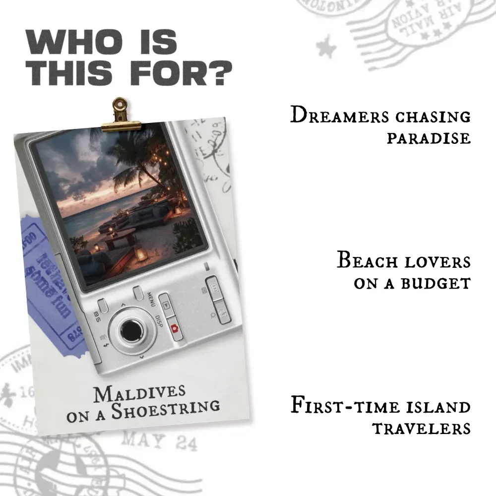 Maldives on a Shoestring | Budget Travel eBook for Planning a Beach Vacation in the Maldives on a Budget | Affordable Island Guide for Smart Travelers