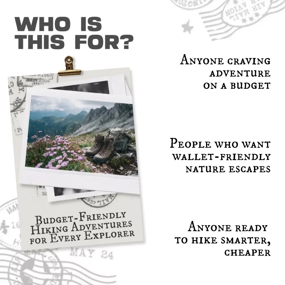 Budget-Friendly Hiking Adventures for Every Explorer – Ultimate Guide for Affordable Trails, Smart Planning | Digital Download for Hikers, Nature Lovers & Budget Travelers