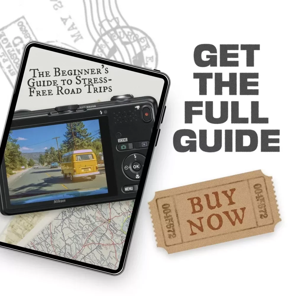 The Beginner’s Guide to Stress-Free Road Trips | eBook for First-Time Travelers | Solo Road Trip Planning for Beginners, Safety, Budgeting & Route Tips