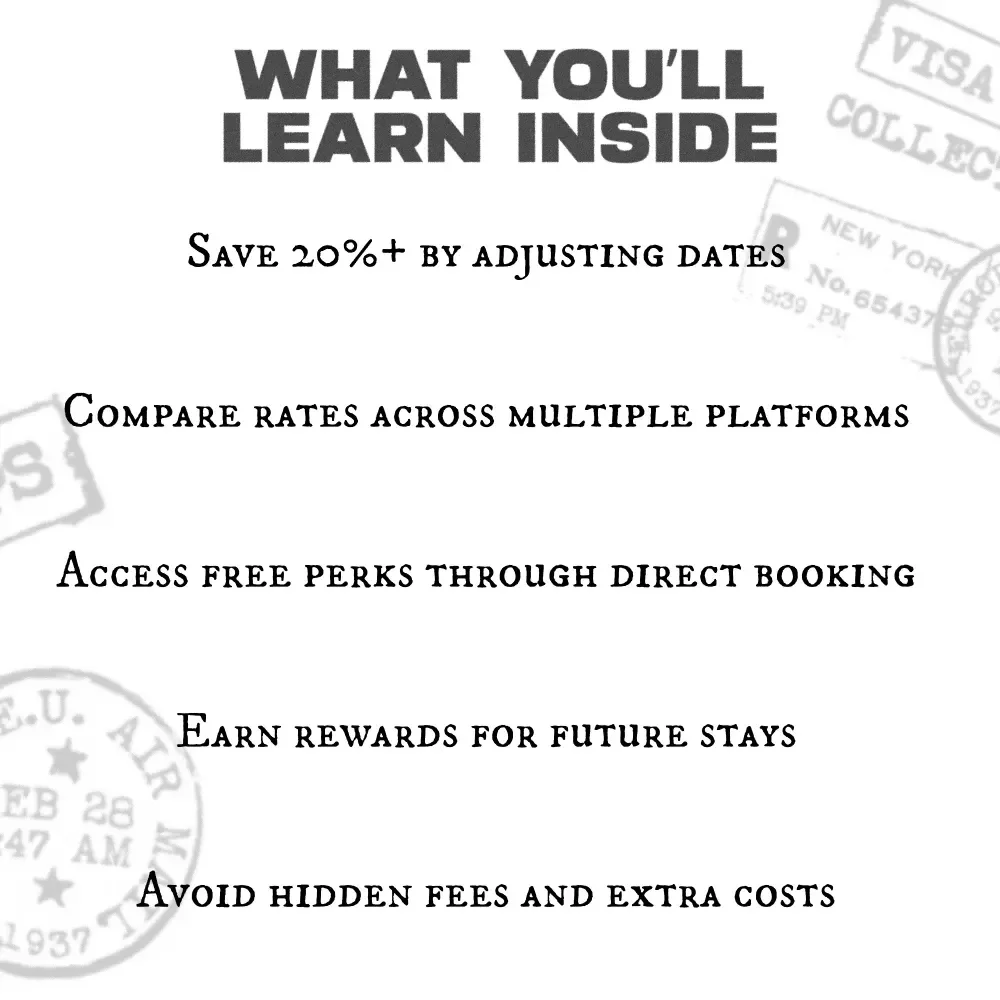 Ultimate Hotel Savings Checklist: Travel Hacks for Saving Money on Hotels