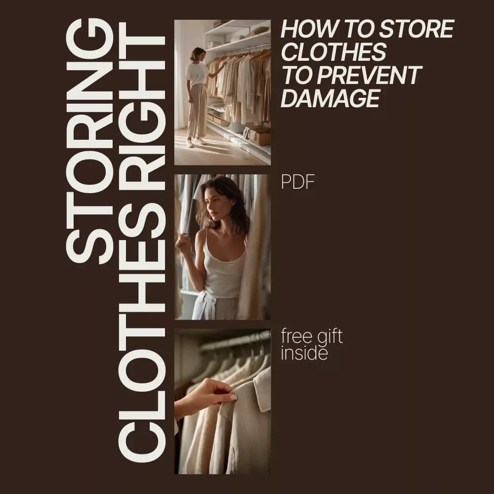 The Art of Storing Clothes Right – A Practical eBook Guide on How to Store Clothes to Prevent Damage, Save Space, and Extend Wardrobe Life
