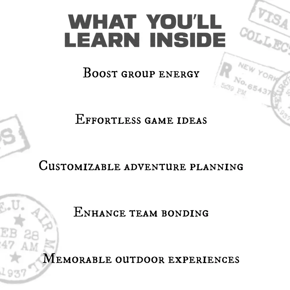 Games and Activities for Group Adventures Guide | Best Games & Activities for Group Trips