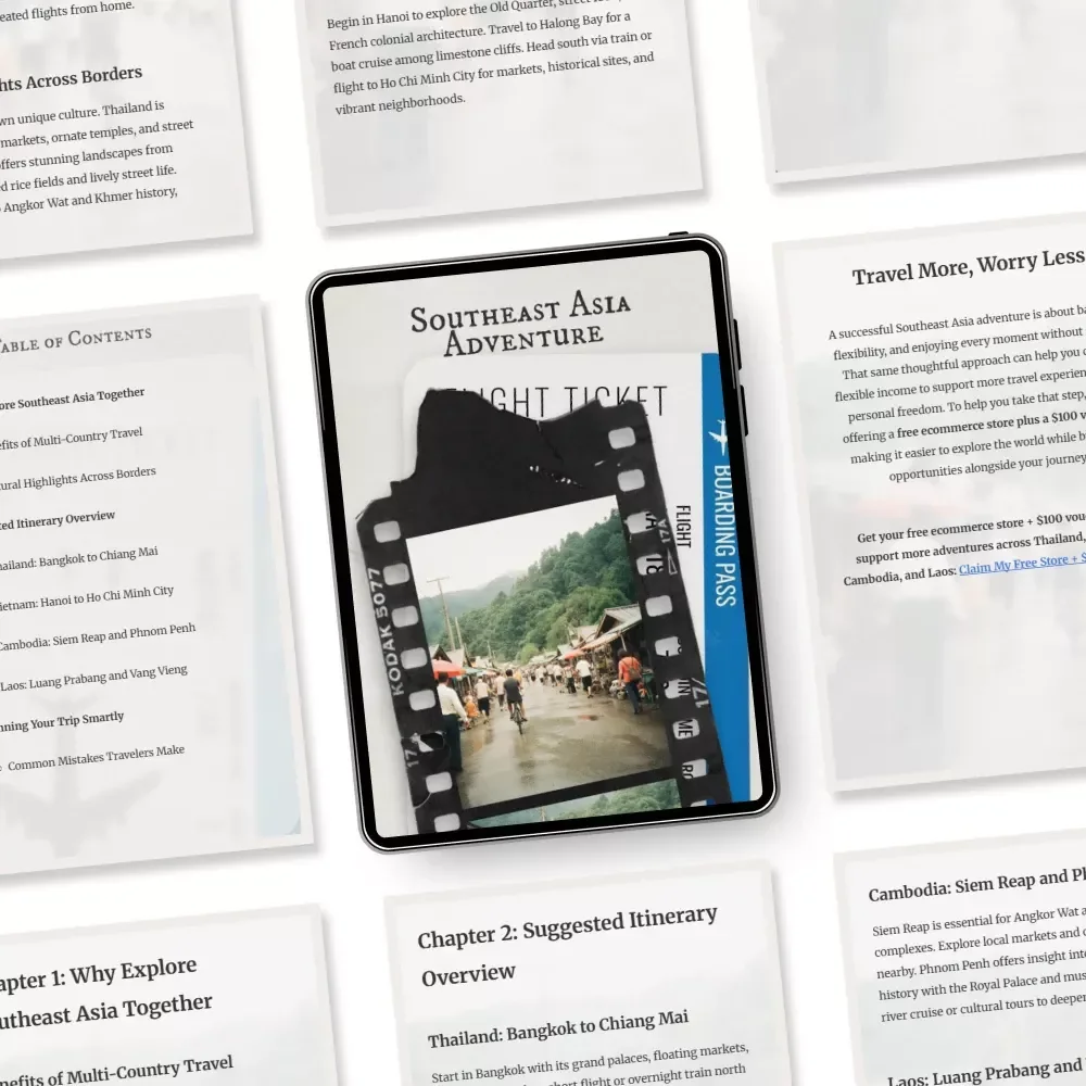 Southeast Asia Adventure Guide: Thailand, Vietnam, Cambodia, Laos Itinerary for the Ultimate Journey
