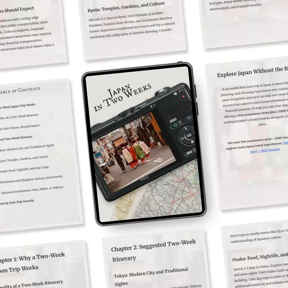 Japan in Two Weeks: A Comprehensive Itinerary for First-Timers – Digital Guide