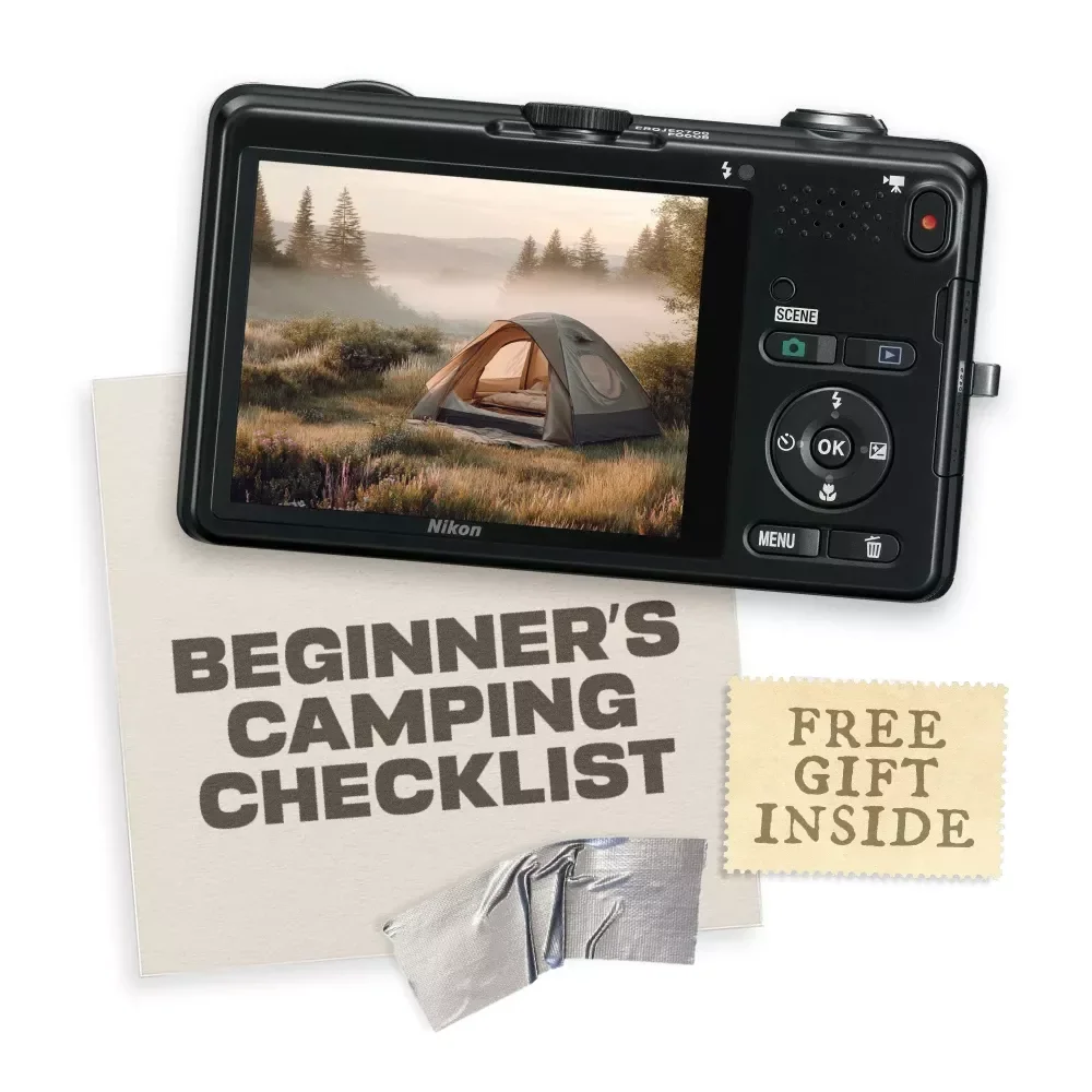 Beginner’s Camping Checklist | Printable Digital Download for New Campers | Complete Camping Checklist for Beginners | Essential Packing Guide with AI Trip Planning Bonus
