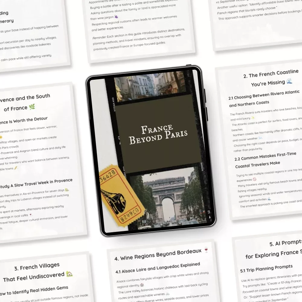 France Beyond Paris | Digital Travel eBook | Discover Hidden Regions, Villages, and Routes in France Beyond Paris Where to Go
