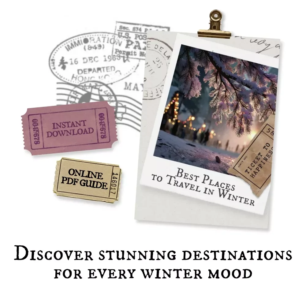 Best Places to Travel in Winter | Digital eBook | Discover Dreamy Destinations, Warm Escapes & Budget Travel Hacks | Perfect Guide for Winter Wanderlust